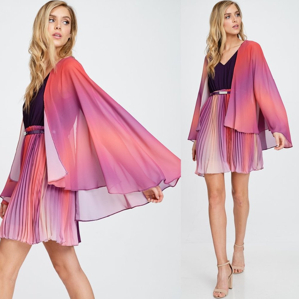 Rouge Romance & Love Spells Pleated Mini Dress - Picture 3 of 9